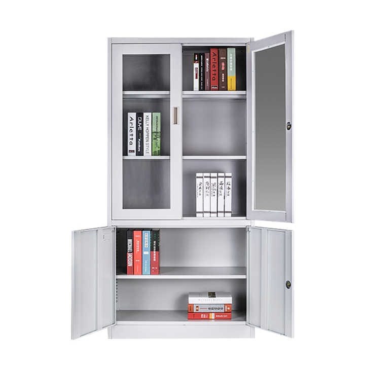 Metallic Office Cabinet with Safe