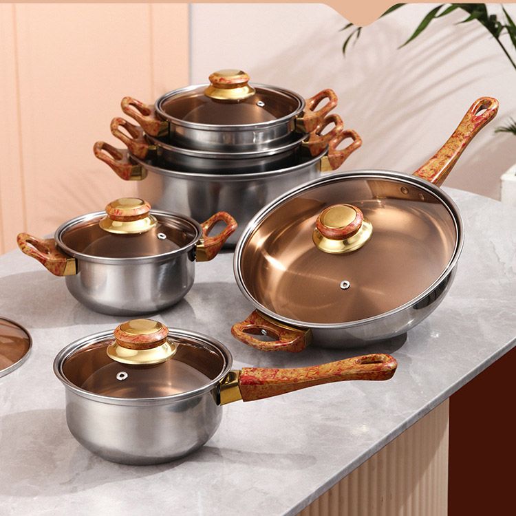 Stainless Cookware Set (7-Piece)